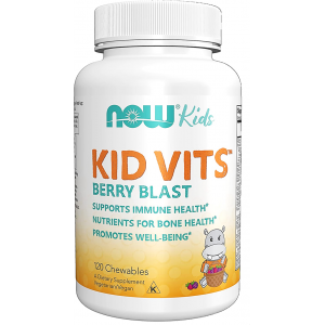 NOW KIDS KID VITS ™ Berry Blast Dietary Supplement 120 Vegetarian / Vegan Chewables